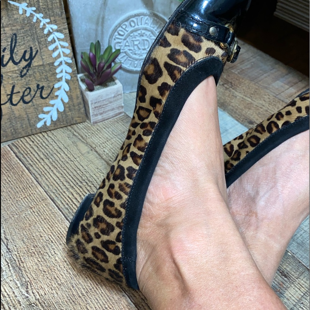 AGL ATTILIO GIUSTI LEOMBRUNI LEOPARD FLAT SLIP ON - Picture 8 of 9